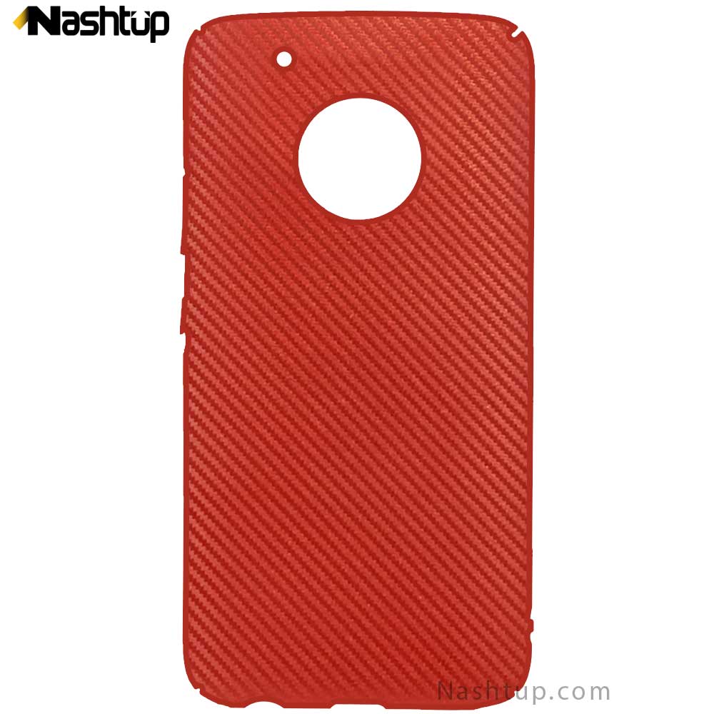 قاب ژله ای راه راه رنگ قرمز گوشی Motorola Moto G5